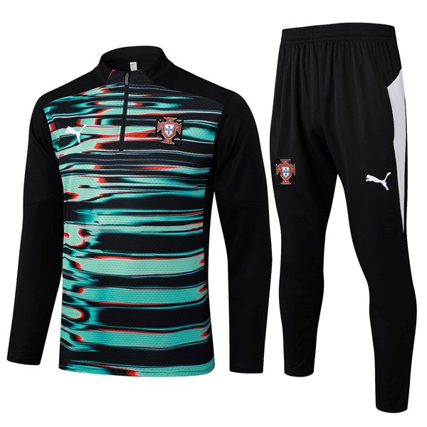Sweatshirt Portugal 2025-26 Vert Noir 5
